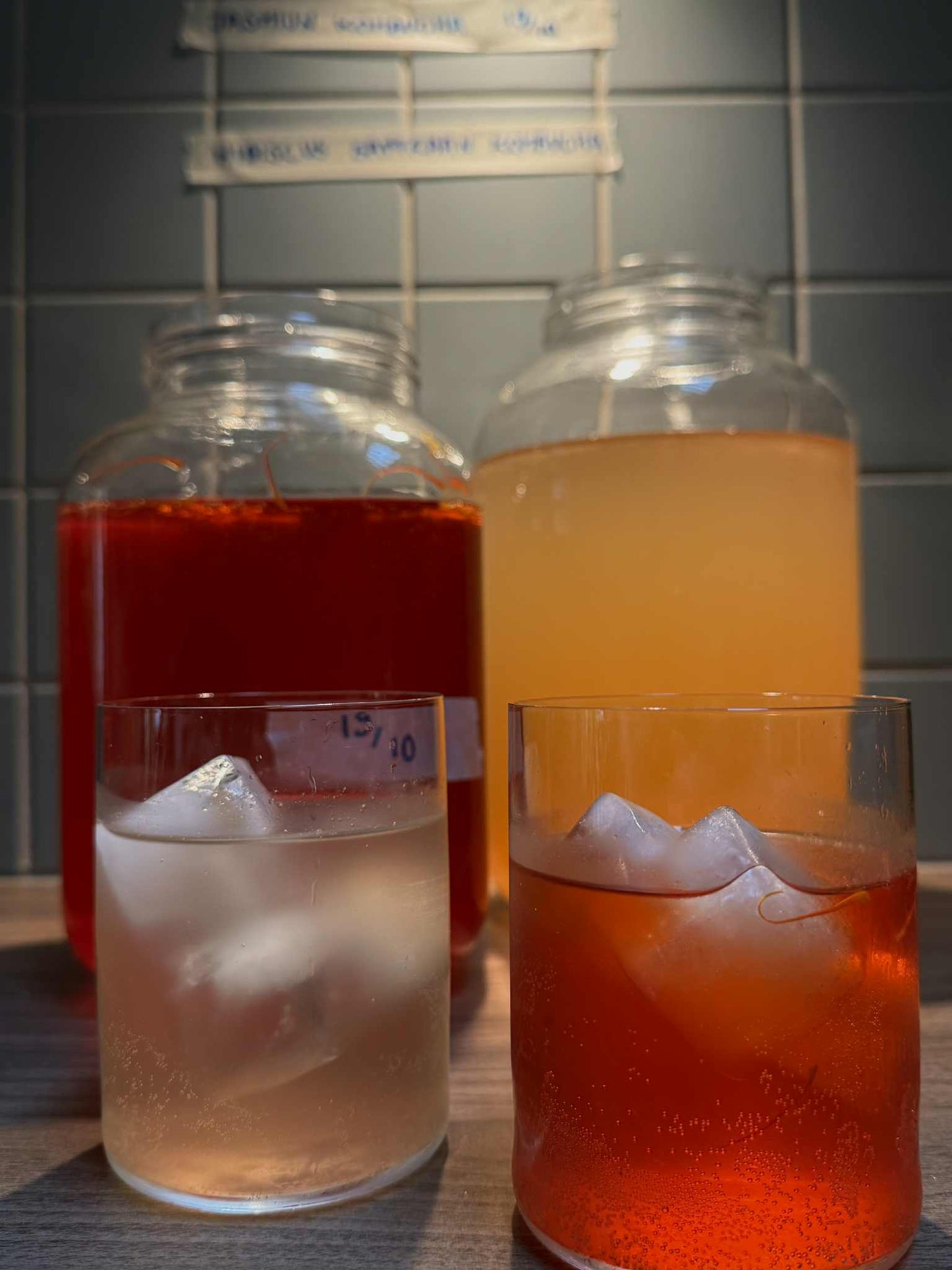 Kombucha Hibiscus-saffraan 500ml